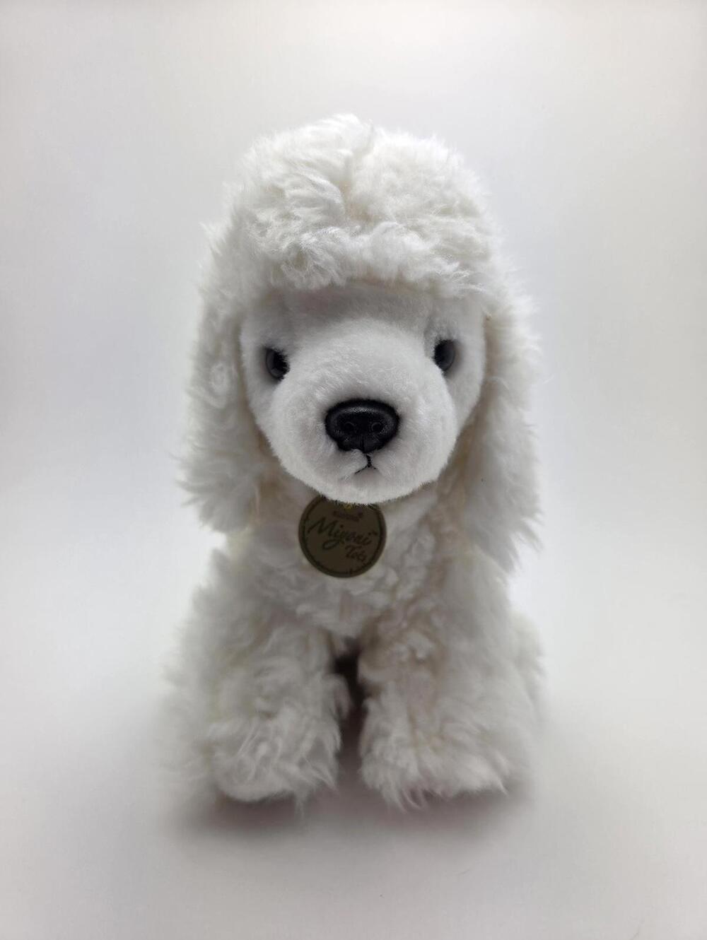 Aurora Miyoni Tots White Poodle Dog Stuffed Animal Plush Soft (9 inch)